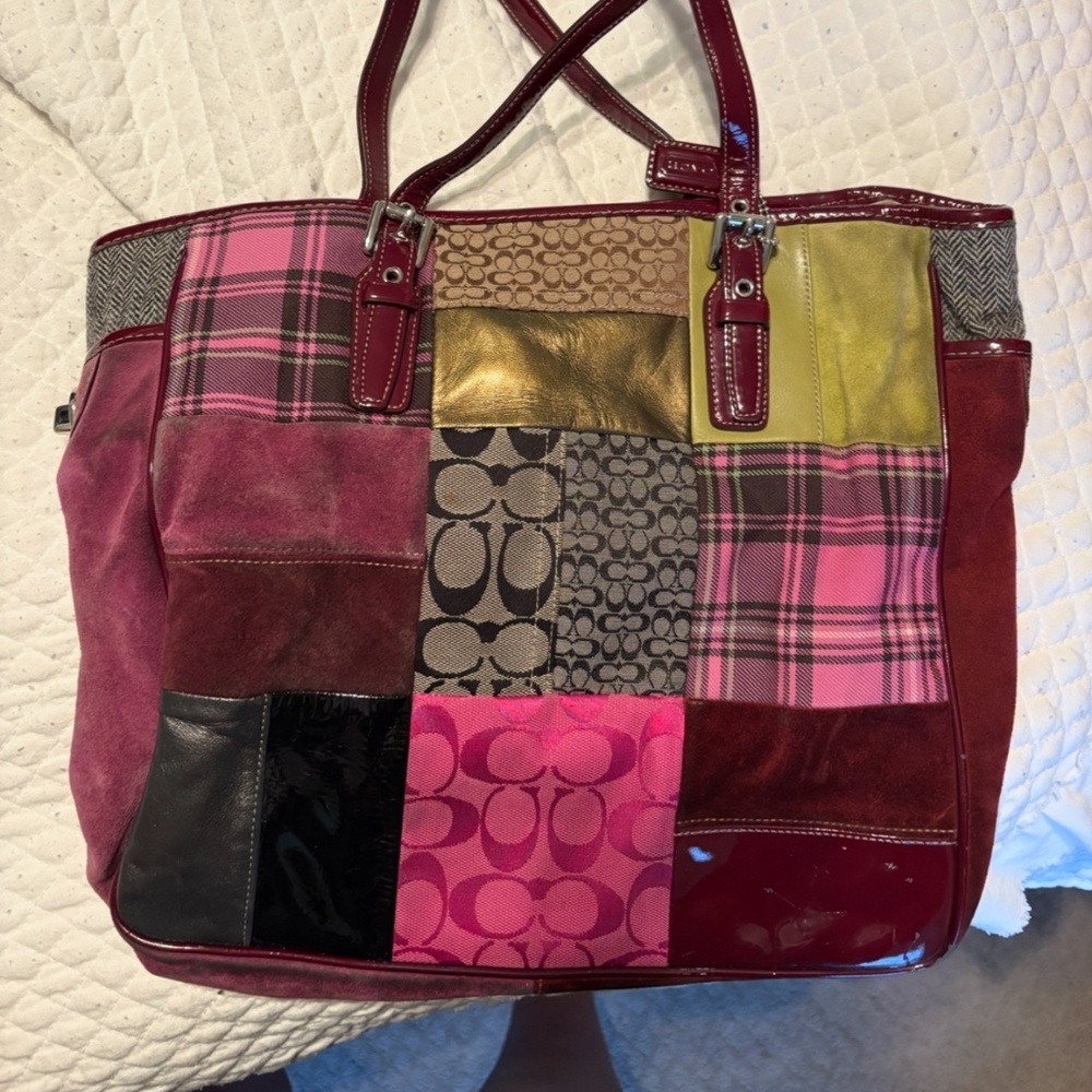 Coach Y2K Patchwork Tote